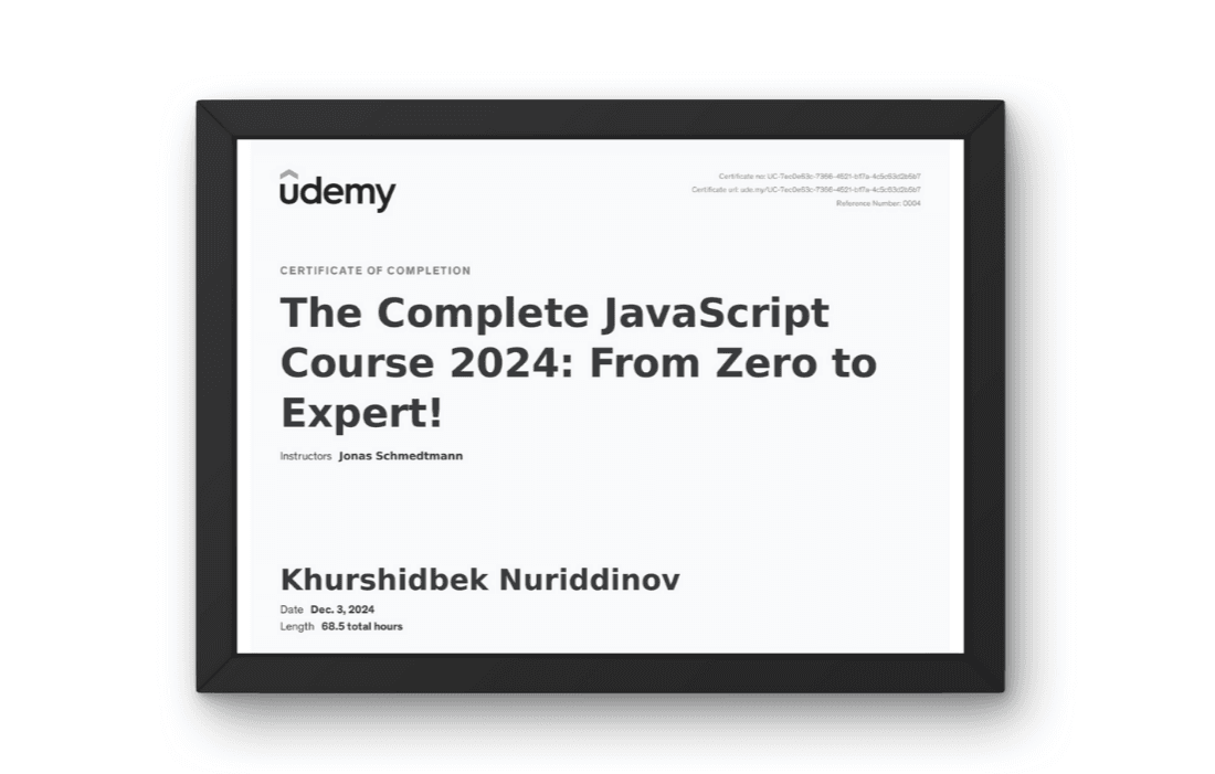 The Complete JavaScript Course 2024: From zero to Expert!