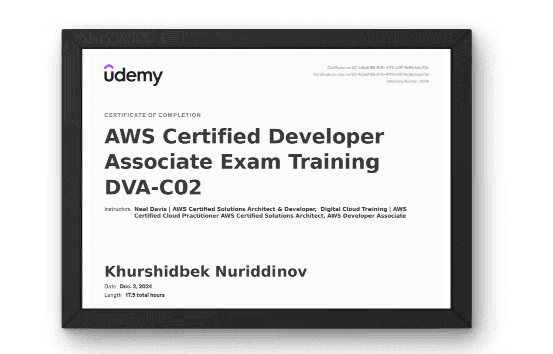AWS Certified Developer Associate Exam Training DVA-C02