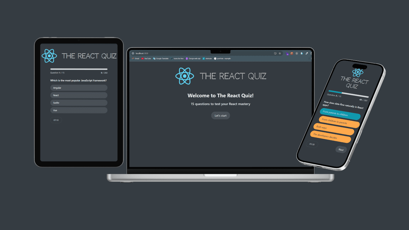 React Quiz 🧠